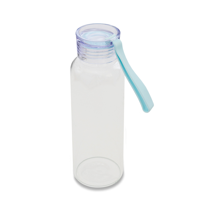 Butelka szklana Azure 500 ml, transparentny