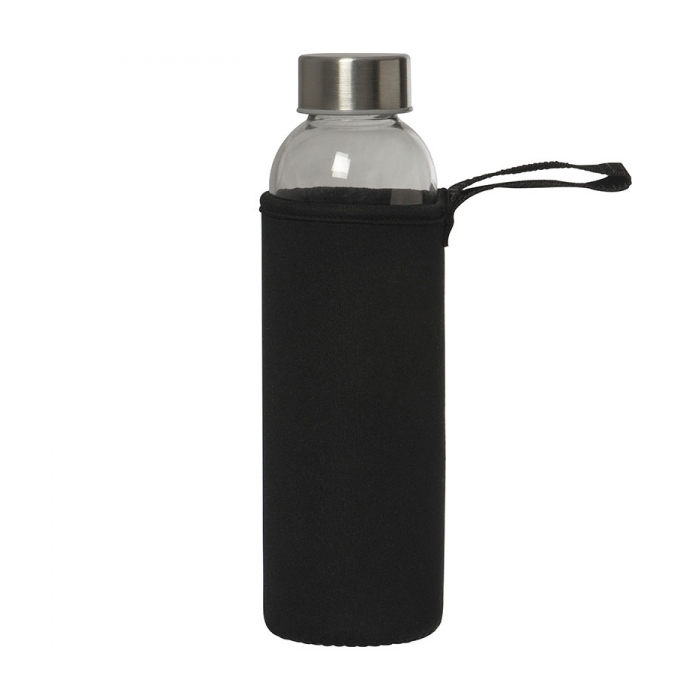 Butelka szklana KLAGENFURT 500 ml, czarny