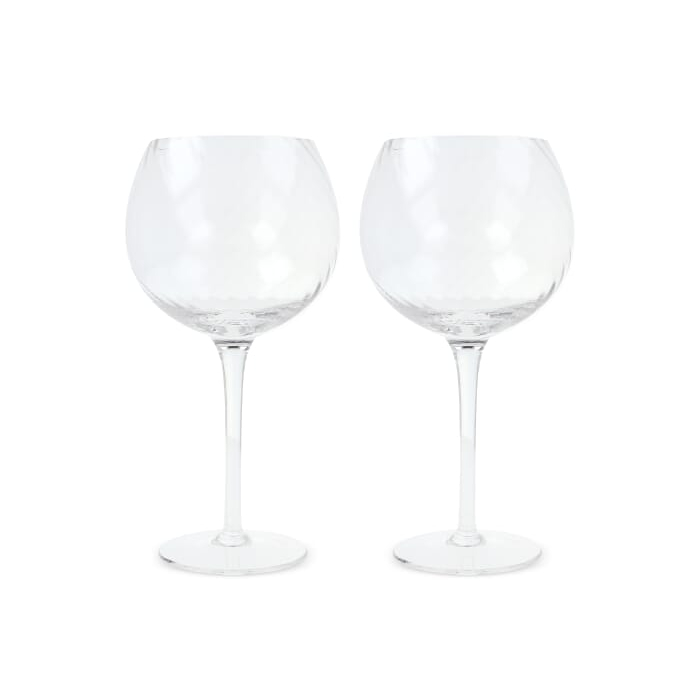 Byon Opacity zestaw 2 kieliszków do wina ze stylowym wzorem szkła 470 ml