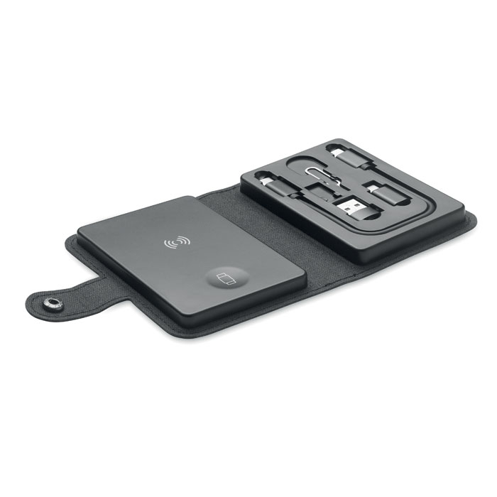 CAWATT - Zestaw złączy kablowych 4 w 1 1, Czarny