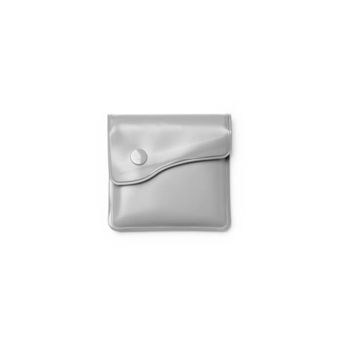 CENIX - Kieszonkowa popielniczka z PVC i aluminium