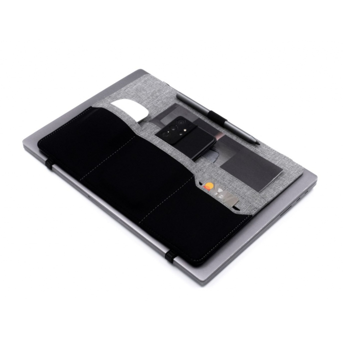 Clipboard Eco - Organizer przenośny do laptopa wykonany z materiału RPET