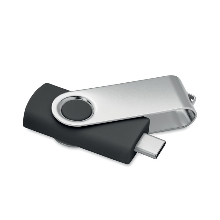COLODRI - Pamięć flash USB 3.0 typu C MO1403, Czarny