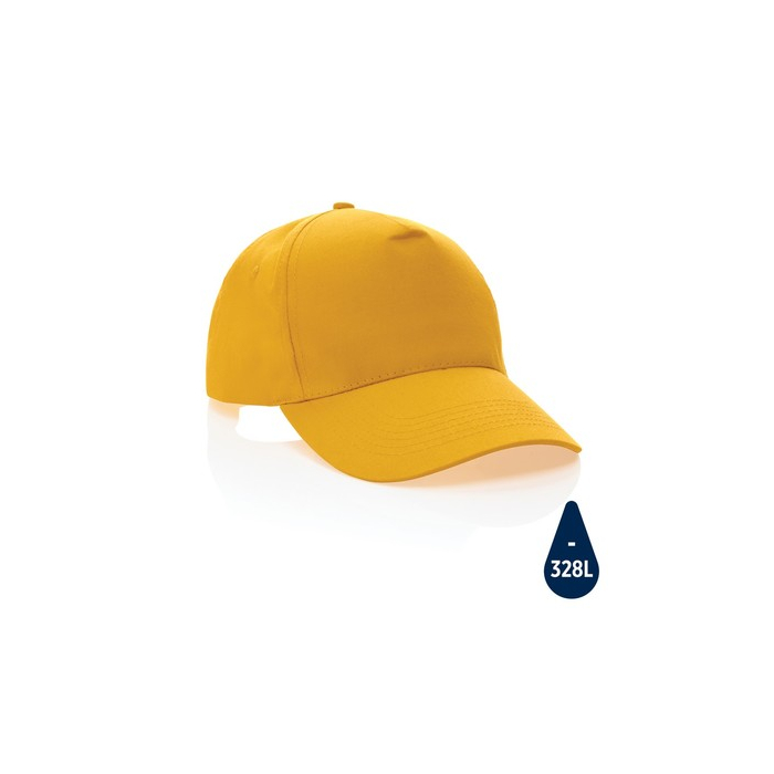 Czapka z daszkiem Impact AWARE™ żółty