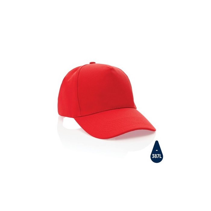 Czapka z daszkiem Impact AWARE™ czerwony