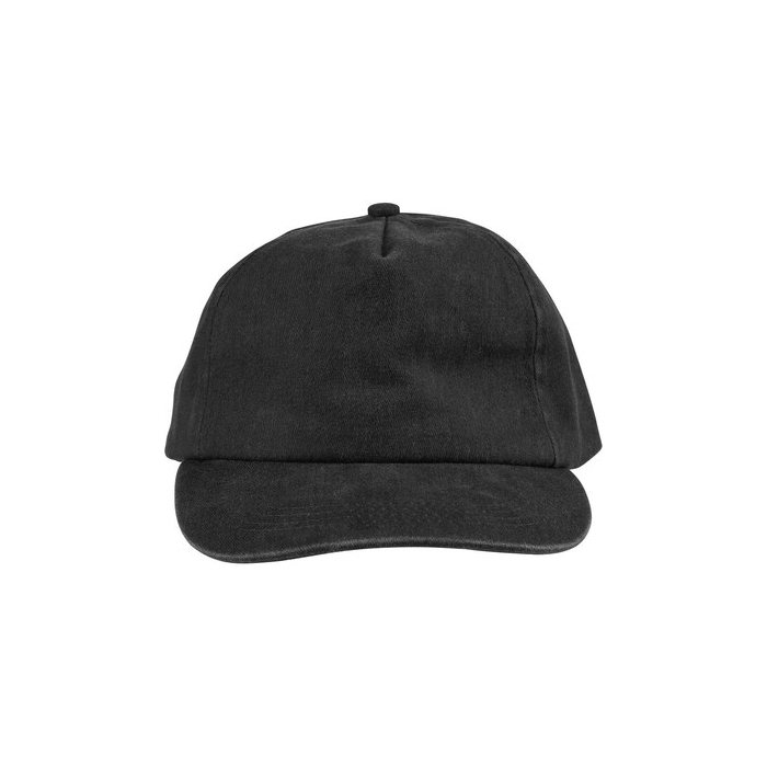 Czapka z daszkiem z bawełny 240 gsm czarny