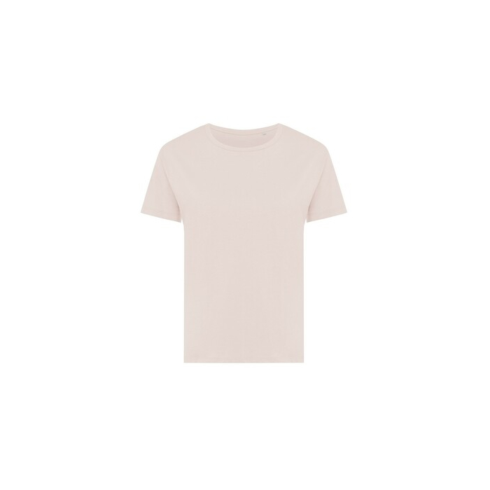 Damska koszulka Iqoniq Yala, bawełna z recyklingu różowy