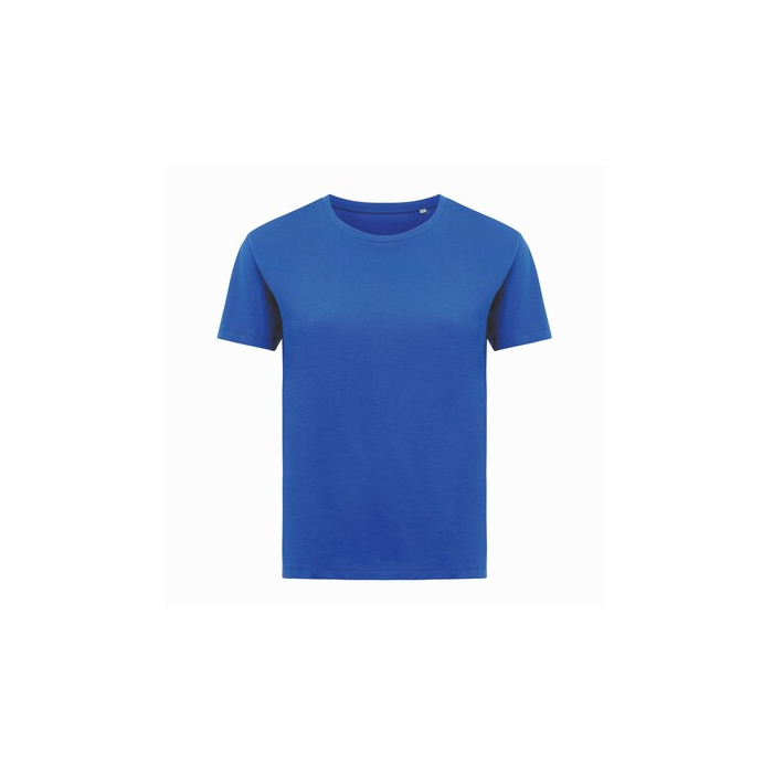 Damska koszulka Iqoniq Yala, bawełna z recyklingu niebieski