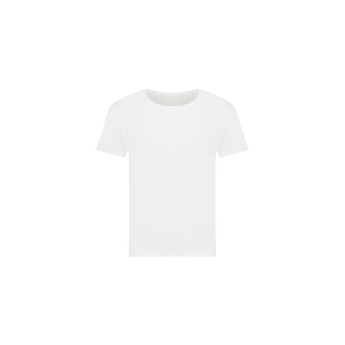 Damska koszulka Iqoniq Yala, bawełna z recyklingu biały