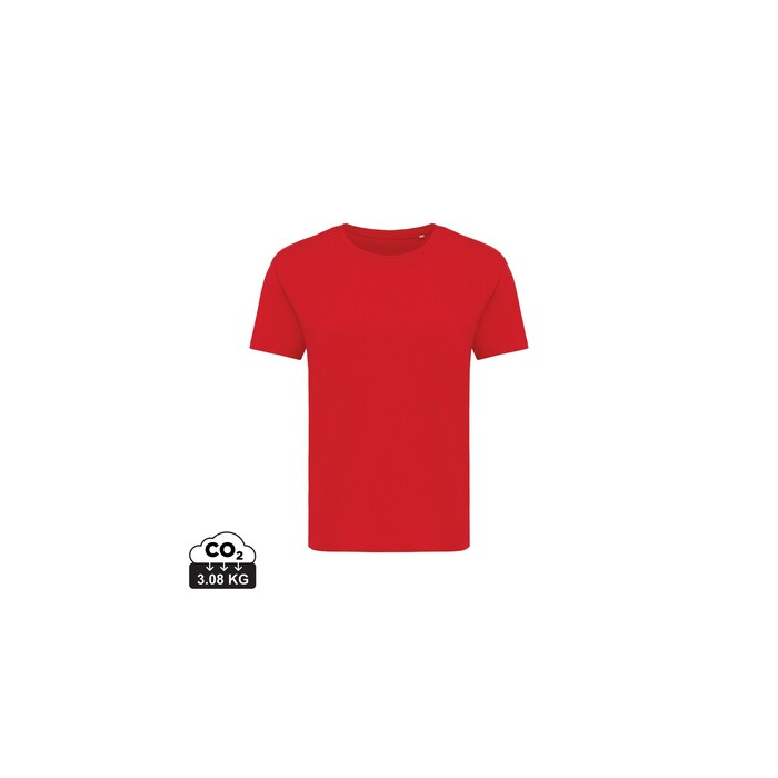 Damska koszulka Iqoniq Yala, bawełna z recyklingu czerwony