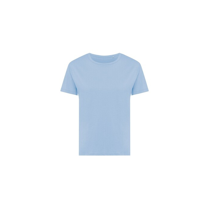 Damska koszulka Iqoniq Yala, bawełna z recyklingu niebieski