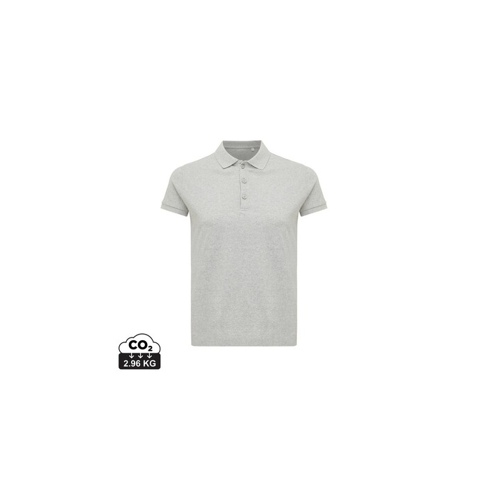 Damska koszulka polo Iqoniq Yosemite, tkanina pique z bawełny z recyklingu szary