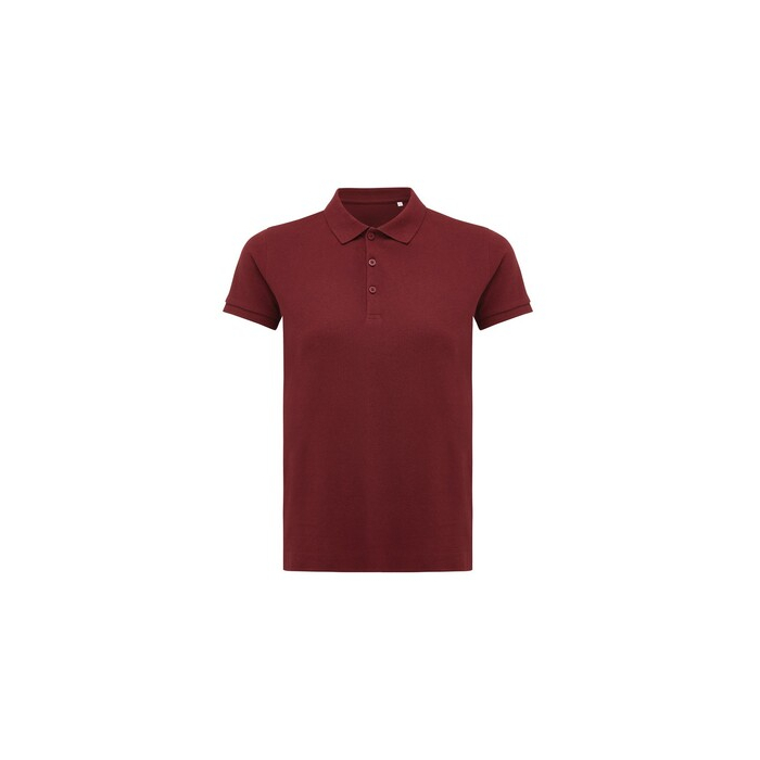 Damska koszulka polo Iqoniq Yosemite, tkanina pique z bawełny z recyklingu czerwony
