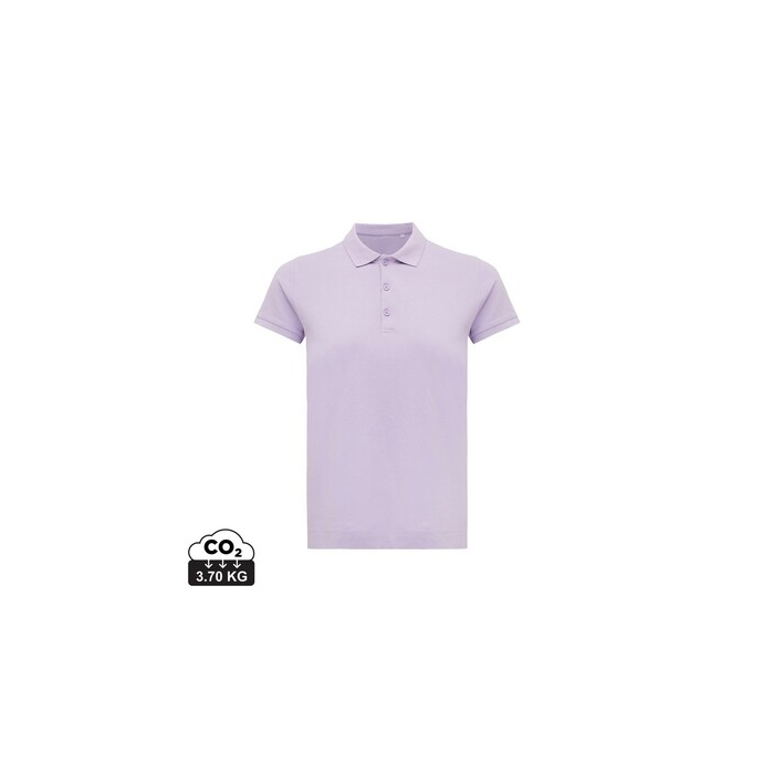 Damska koszulka polo Iqoniq Yosemite, tkanina pique z bawełny z recyklingu fioletowy