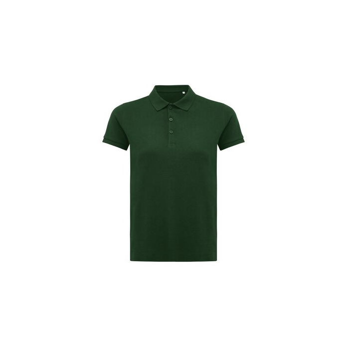 Damska koszulka polo Iqoniq Yosemite, tkanina pique z bawełny z recyklingu zielony