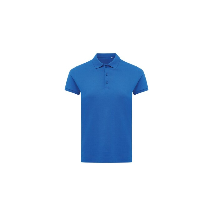 Damska koszulka polo Iqoniq Yosemite, tkanina pique z bawełny z recyklingu niebieski