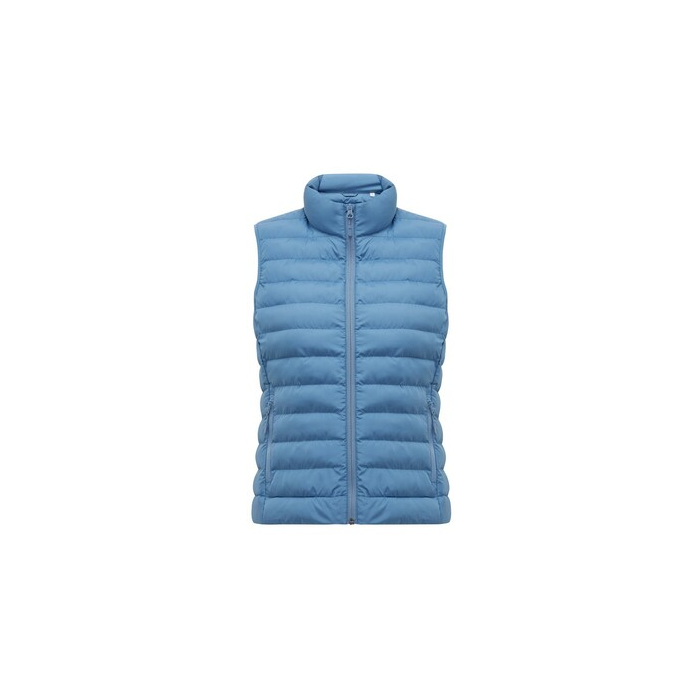 Damski bezrękawnik Iqoniq Meru, poliester z recyklingu Moon blue