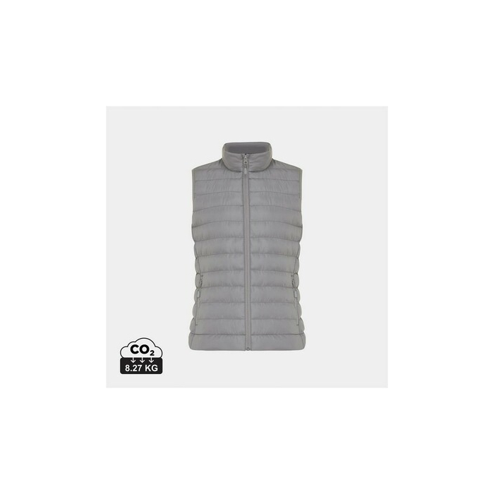 Damski bezrękawnik Iqoniq Meru, poliester z recyklingu szary