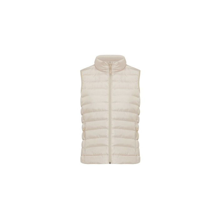 Damski bezrękawnik Iqoniq Meru, poliester z recyklingu beżowy