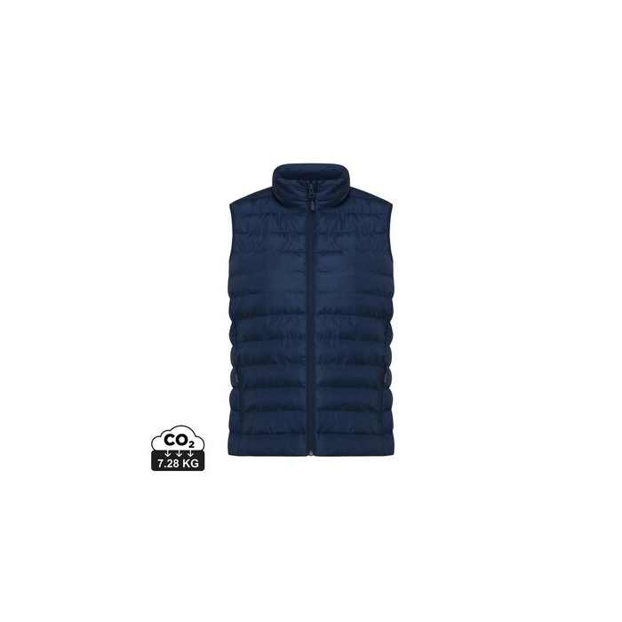 Damski bezrękawnik Iqoniq Meru, poliester z recyklingu niebieski