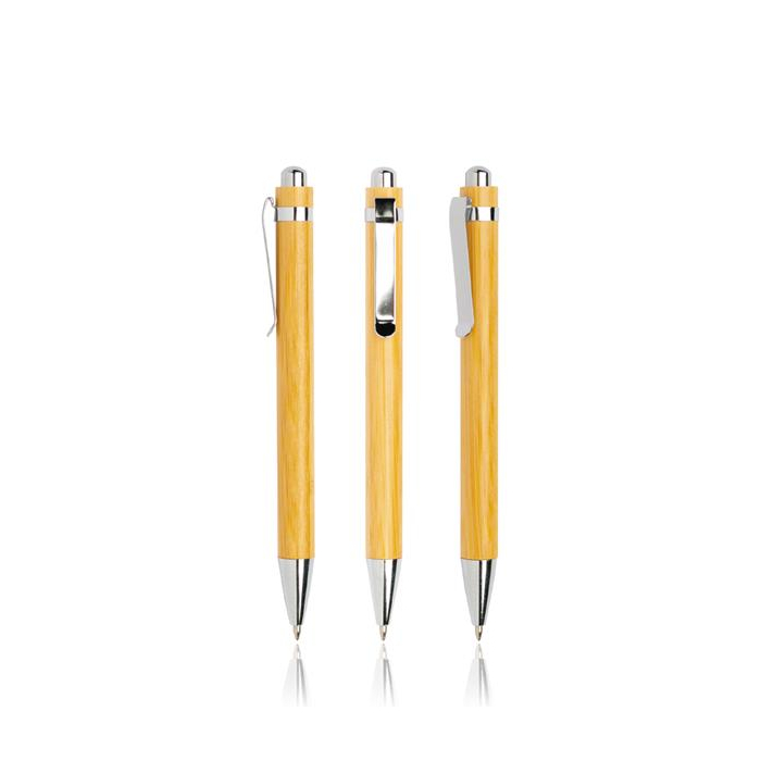Długopis bambusowy z metalowym klipsem / Bampen
