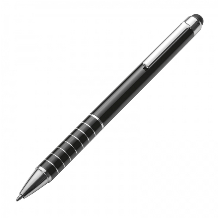 Długopis metalowy touch pen, czarny