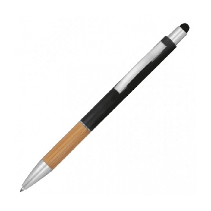 Długopis plastikowy touch pen TRIPOLI, czarny