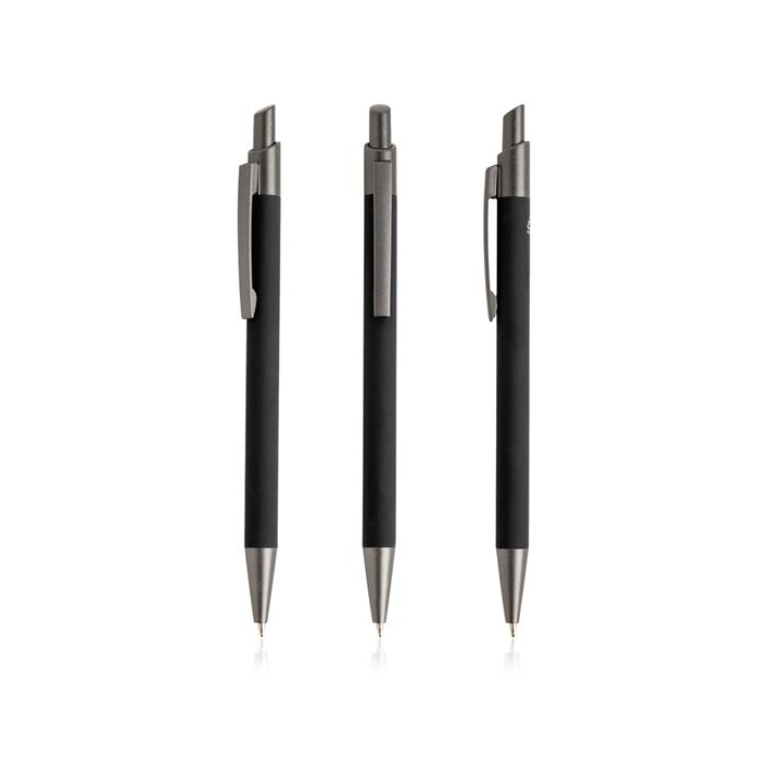 Długopis Soft Touch z recyklingowanego aluminium / Peralu