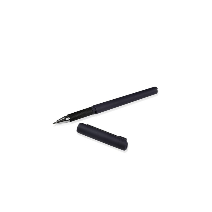 Długopis żelowy z zatyczką | Diana czarny