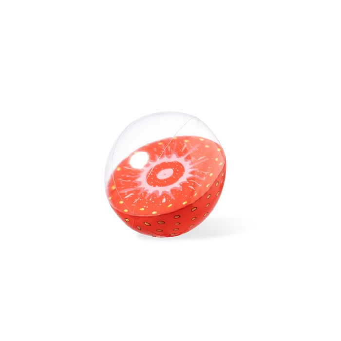 Dmuchana piłka plażowa "owoc" czerwony