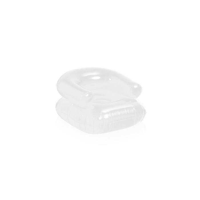 Dmuchany fotel plażowy biały