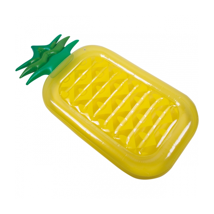 Dmuchany materac - ananas, żółty