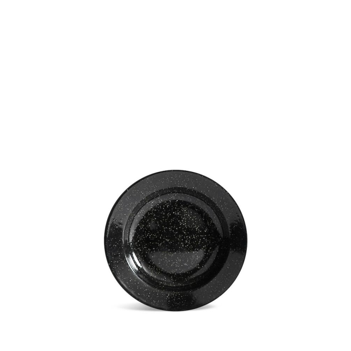 DORIS EMALIOWANY TALERZ, CZARNY