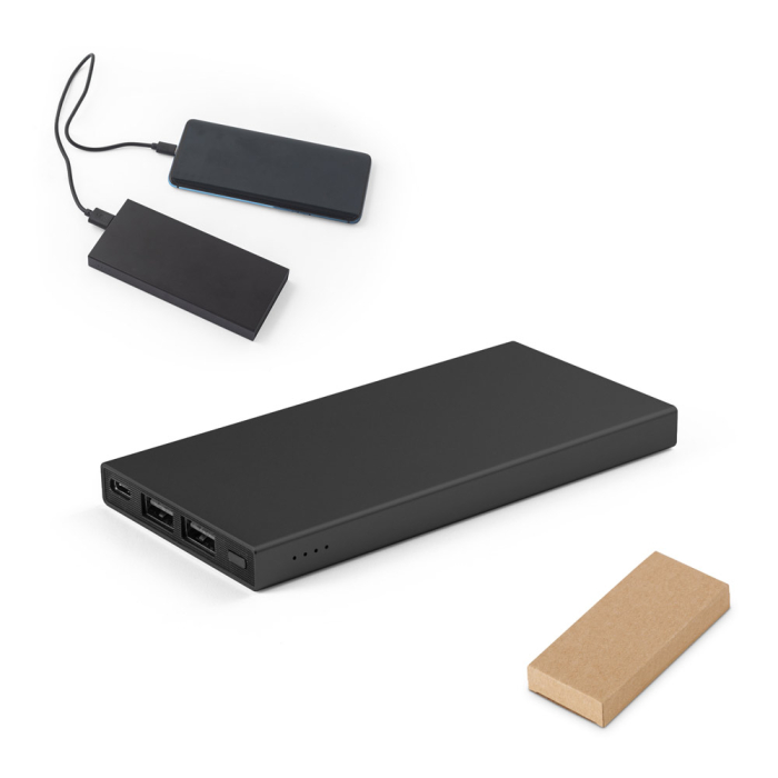 DOROTHY 5. Power bank 5.000 mAh wykonany w aluminium pochodzącego z recyklingu (100% rAL