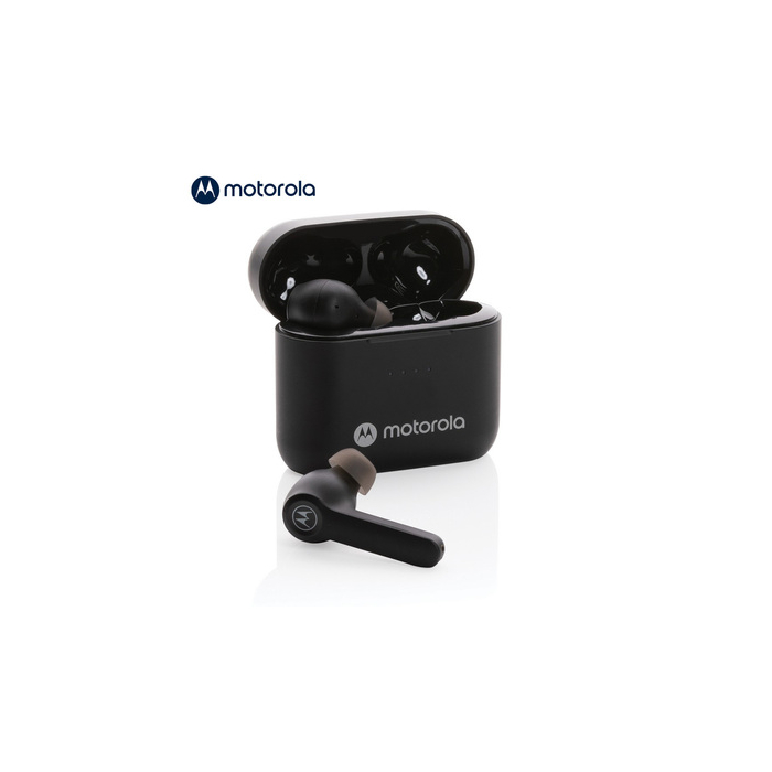 Douszne słuchawki bezprzewodowe Motorola TWS ANC Bud S czarny