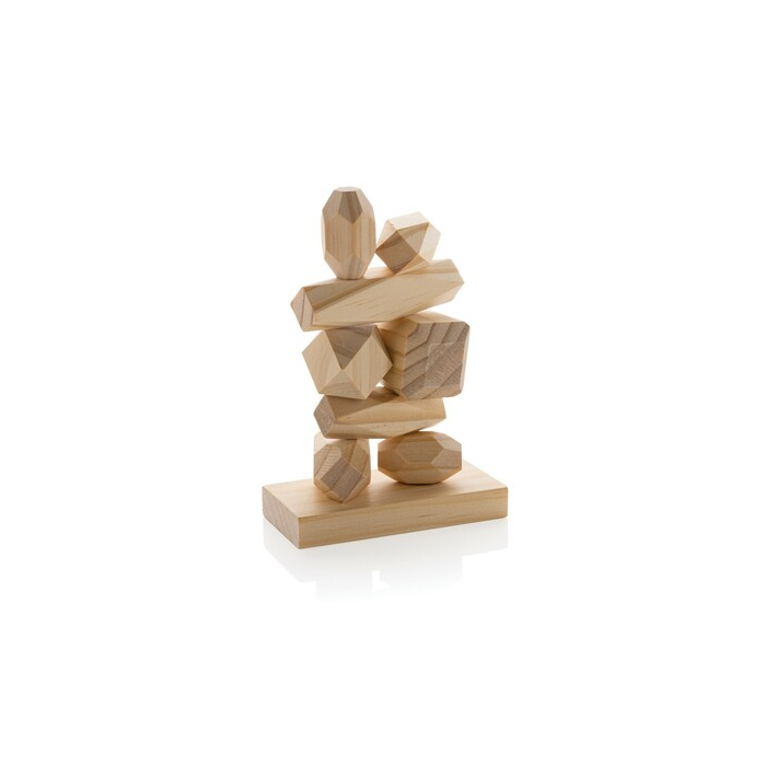 Drewniana gra zręcznościowa w pokrowcu Ukiyo Crios brązowy