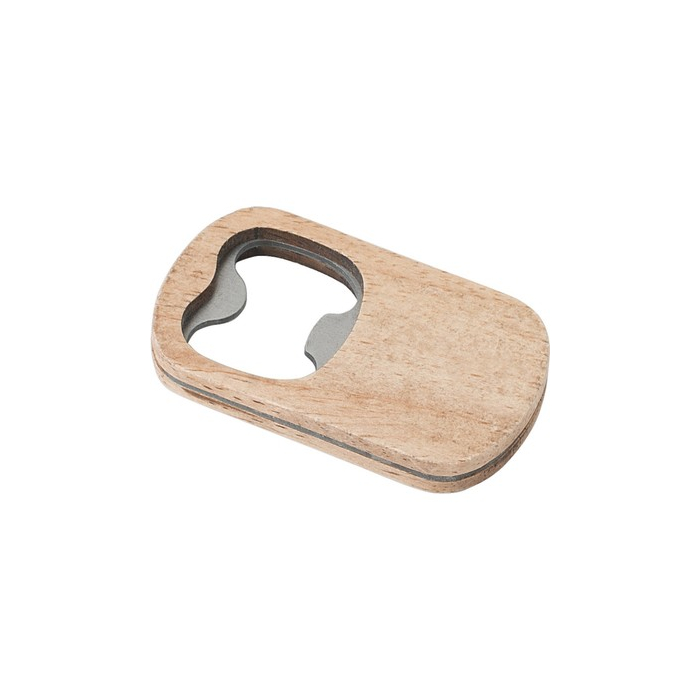 Drewniany otwieracz do butelek brązowy