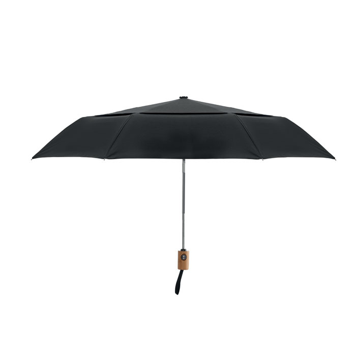 DRIP - 21-calowy składany parasol, Czarny