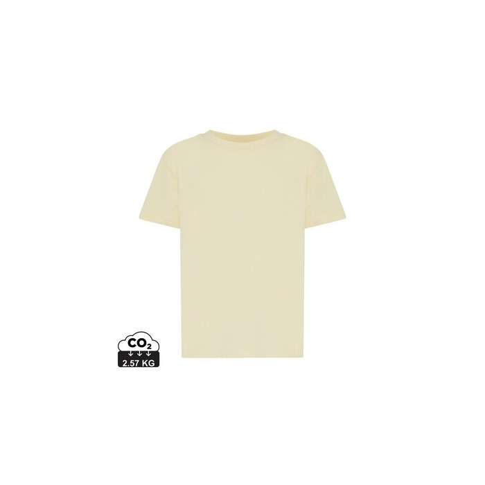 Dziecięca koszulka Iqoniq Koli, bawełna z recyklingu żółty