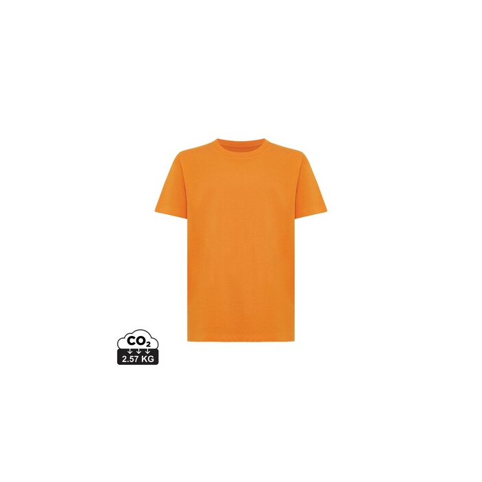 Dziecięca koszulka Iqoniq Koli, bawełna z recyklingu pomarańczowy