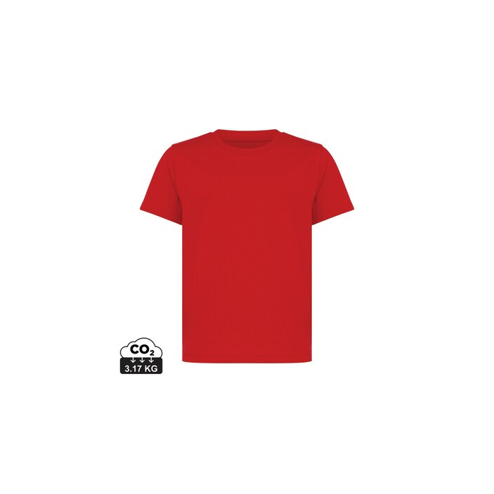 Dziecięca koszulka Iqoniq Koli, bawełna z recyklingu czerwony