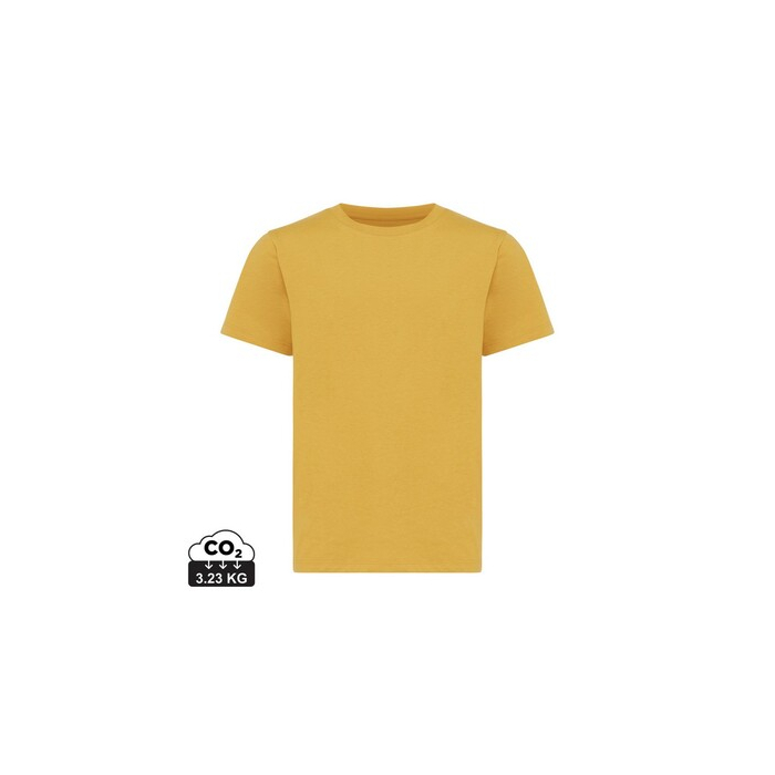 Dziecięca koszulka Iqoniq Koli, bawełna z recyklingu żółty