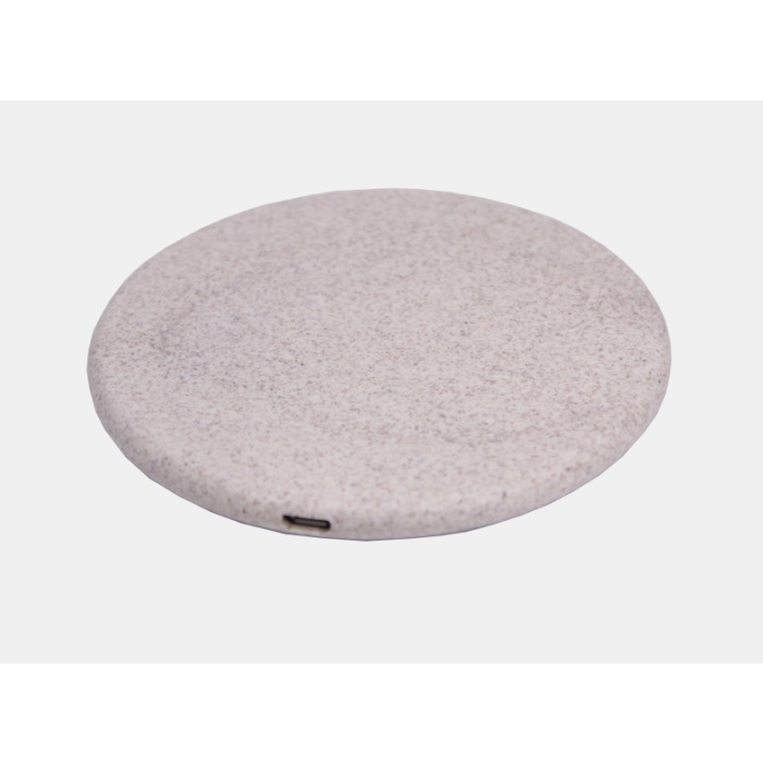 ECO CHARGE ROUND - Okrągła ładowarka indukcyjna wykonana z materiałów biodegradowalnych