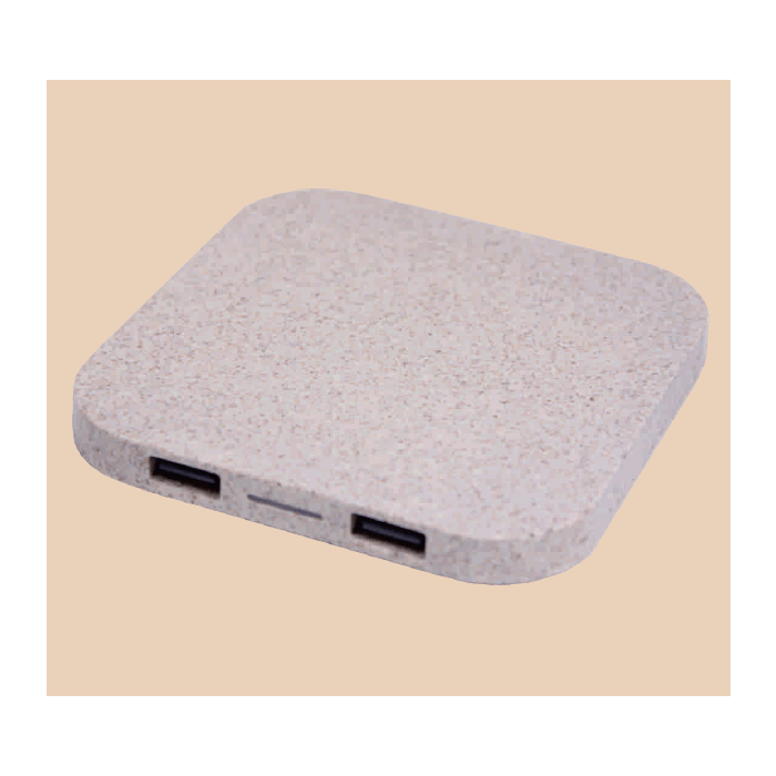 ECO CHARGE SQUARE - Ładowarka indukcyjna wykonana z materiałów biodegradowalnych