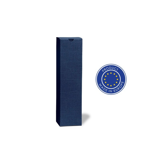 Ekskluzywny kartonik na wino 1 el. | Faye granatowy
