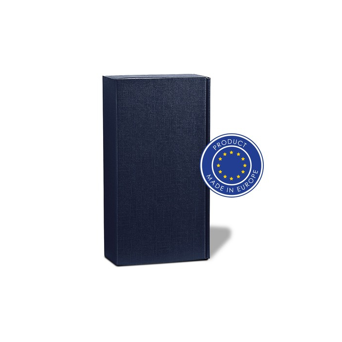 Ekskluzywny kartonik na wino 2 el. | Reid granatowy
