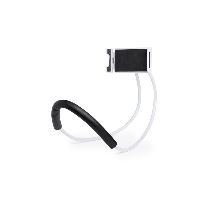 Elastyczny uchwyt do telefonu na szyję biały