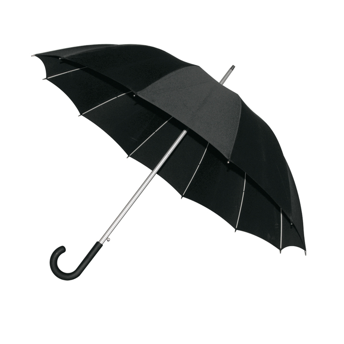 Elegancki parasol Basel, czarny