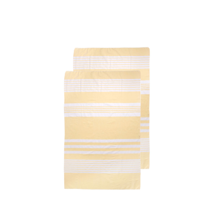 ELLA HAMAM 50X70CM, 2-PCS, Ż&Oacute;ŁTY