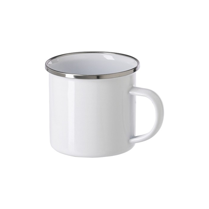 Emaliowany kubek 350 ml biały